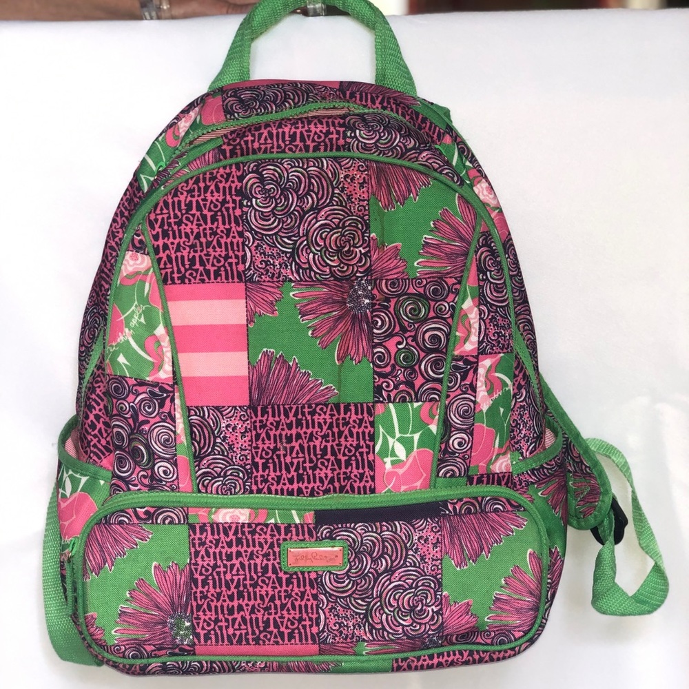Lilly Pulitzer back pack gently used